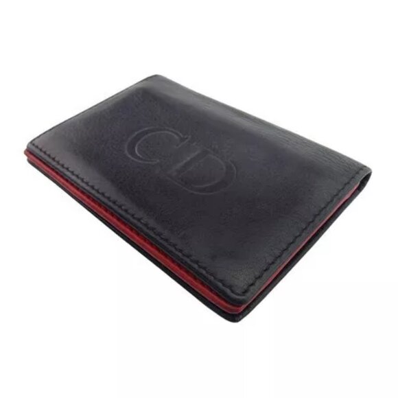 Dior Card Case CD Mark Leather Authentic Used - Picture 4 of 9